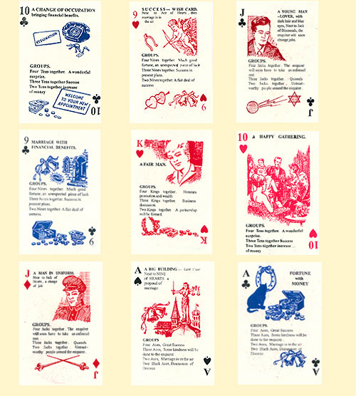Power Fortunes' Layout of 9 cards.